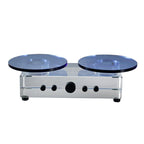 Rotating Display Stand Dual-Layer 360-Degree Transparent Base
