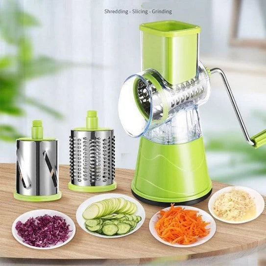 Rotating Grater 3 Blades Stainless Steel Dishwasher Safe