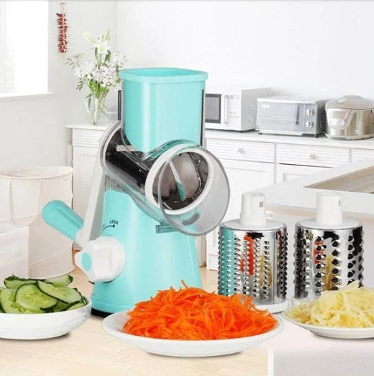 Rotating Grater 3 Blades Stainless Steel Dishwasher Safe