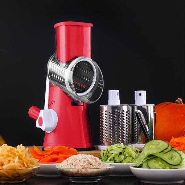 Rotating Grater 3 Blades Stainless Steel Dishwasher Safe
