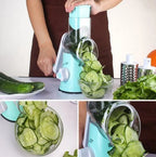 Rotating Grater 3 Blades Stainless Steel Dishwasher Safe