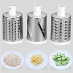 Rotating Grater 3 Blades Stainless Steel Dishwasher Safe