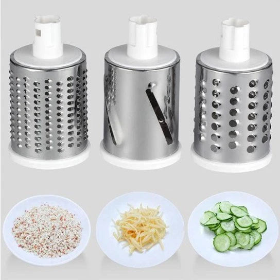Rotating Grater 3 Blades Stainless Steel Dishwasher Safe