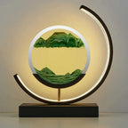 Rotating Sand Art Dimmable LED Remote-Controlled Table Lamp