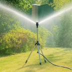 Rotating Tripod Sprinkler 360° Coverage Height Adjustable Stainless Steel