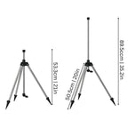 Rotating Tripod Sprinkler 360° Coverage Height Adjustable Stainless Steel