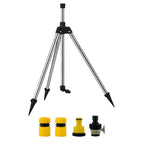 Rotating Tripod Sprinkler 360° Coverage Height Adjustable Stainless Steel