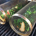 Rotisserie Grilling Basket 360 Degree Rotation Stainless Steel
