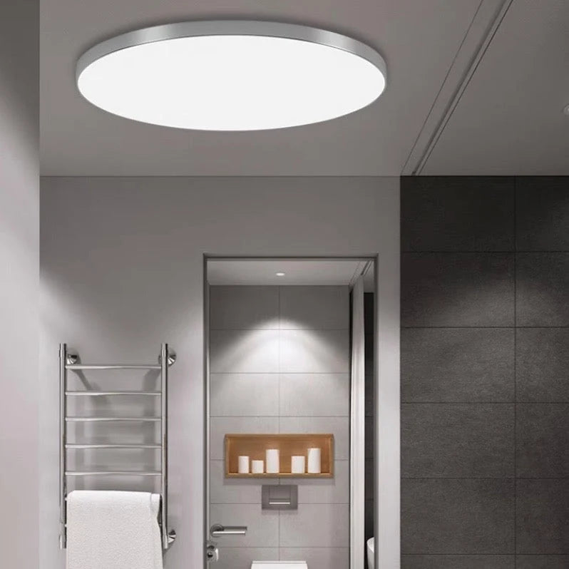 Round Ceiling Lamp Ultra-Flat Integrated LED & Acrylic Diffuser