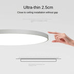 Round Ceiling Lamp Ultra-Flat Integrated LED & Acrylic Diffuser