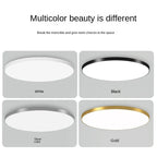 Round Ceiling Lamp Ultra-Flat Integrated LED & Acrylic Diffuser