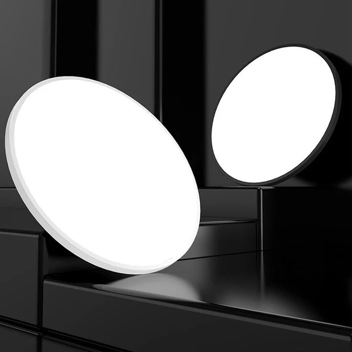 Round Ceiling Lamp Ultra-Flat Integrated LED & Acrylic Diffuser