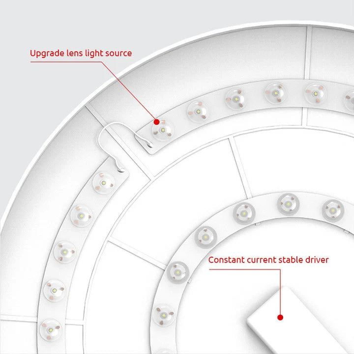 Round Ceiling Lamp Ultra-Flat Integrated LED & Acrylic Diffuser