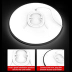 Round Ceiling Lamp Ultra-Flat Integrated LED & Acrylic Diffuser