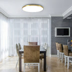 Round Ceiling Lamp Ultra-Flat Integrated LED & Acrylic Diffuser