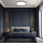 Round Ceiling Lamp Ultra-Flat Integrated LED & Acrylic Diffuser