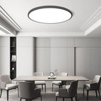 Round Ceiling Lamp Ultra-Flat Integrated LED & Acrylic Diffuser