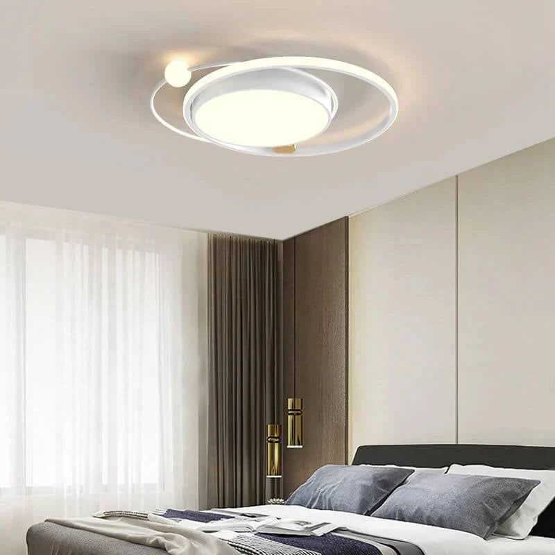 Round Ceiling Light Flush Mount Integrated LED