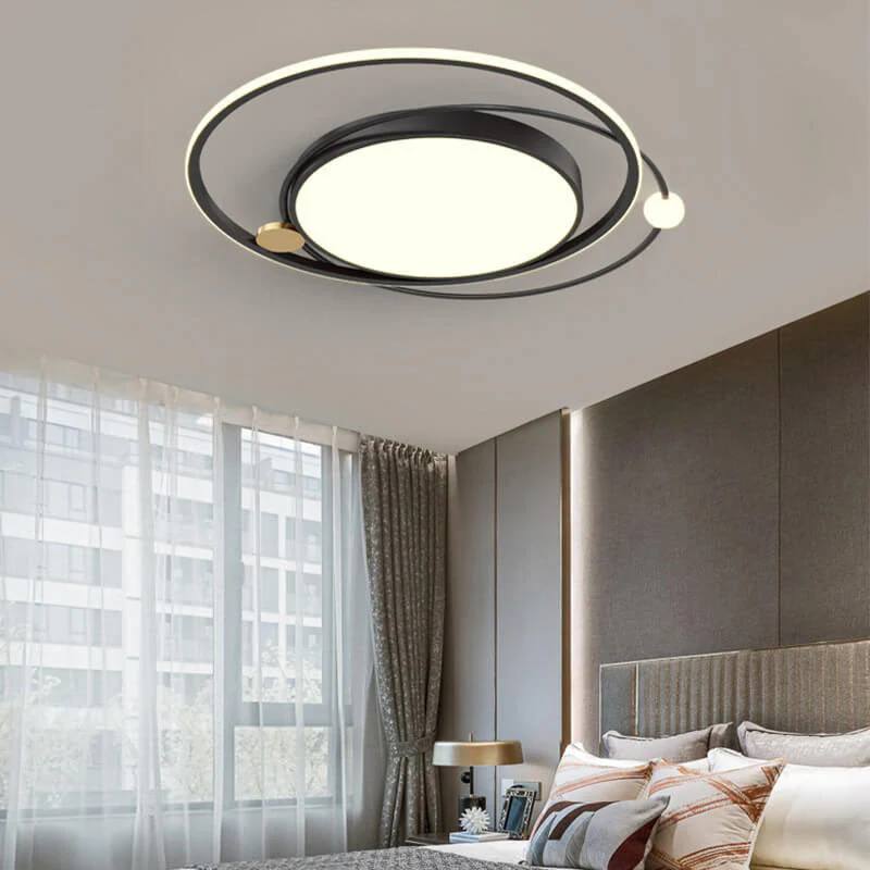Round Ceiling Light Flush Mount Integrated LED