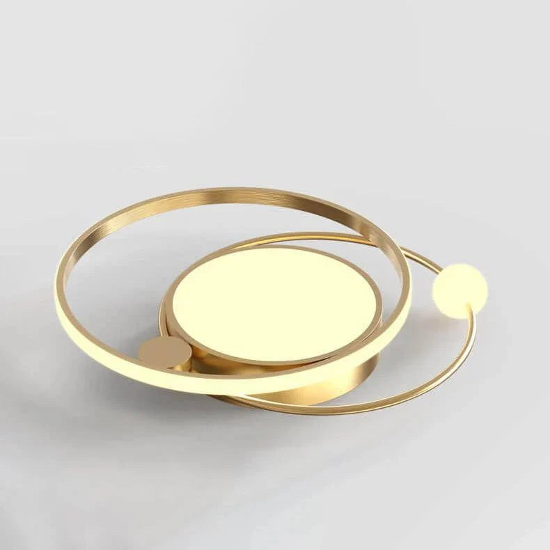 Round Ceiling Light Flush Mount Integrated LED
