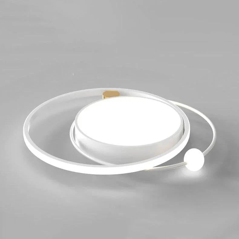 Round Ceiling Light Flush Mount Integrated LED