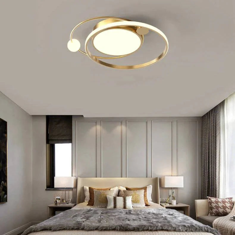 Round Ceiling Light Flush Mount Integrated LED