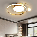 Round Ceiling Light Flush Mount Integrated LED