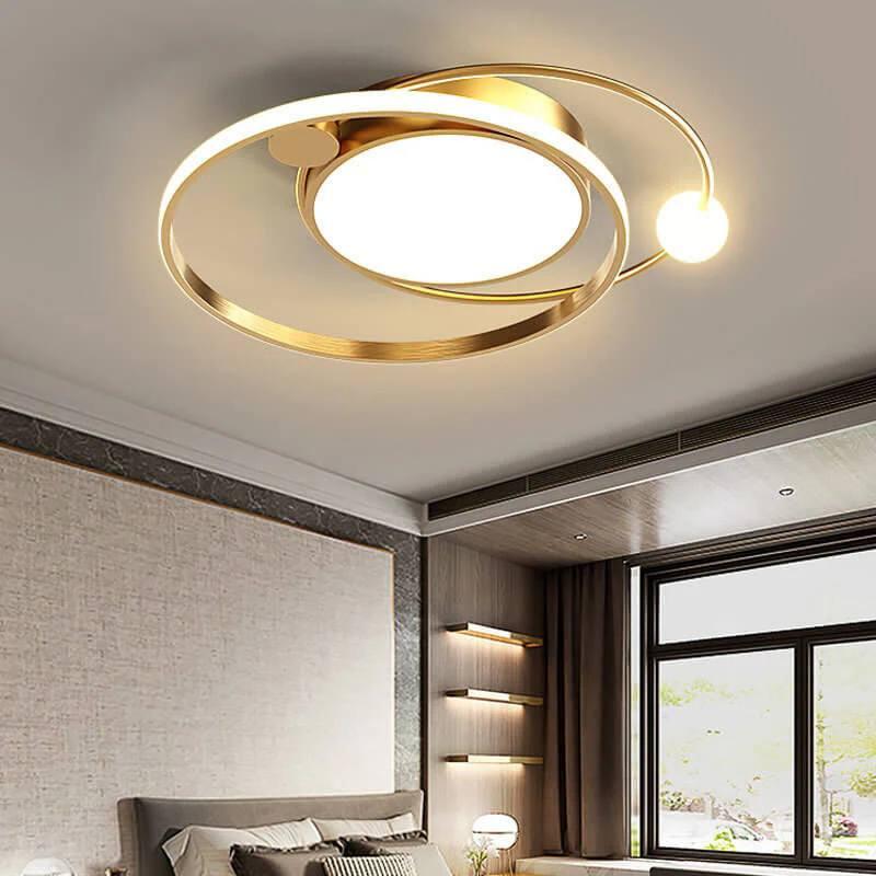 Round Ceiling Light Flush Mount Integrated LED