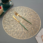 Round Placemat Nebula Cut-Out Non-Slip Easy-Clean