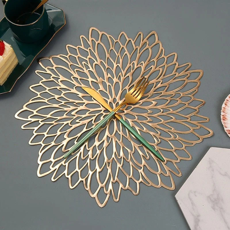 Round Placemat Nebula Cut-Out Non-Slip Easy-Clean