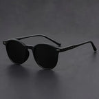 Round Sunglasses Lightweight Polycarbonate Tortoiseshell