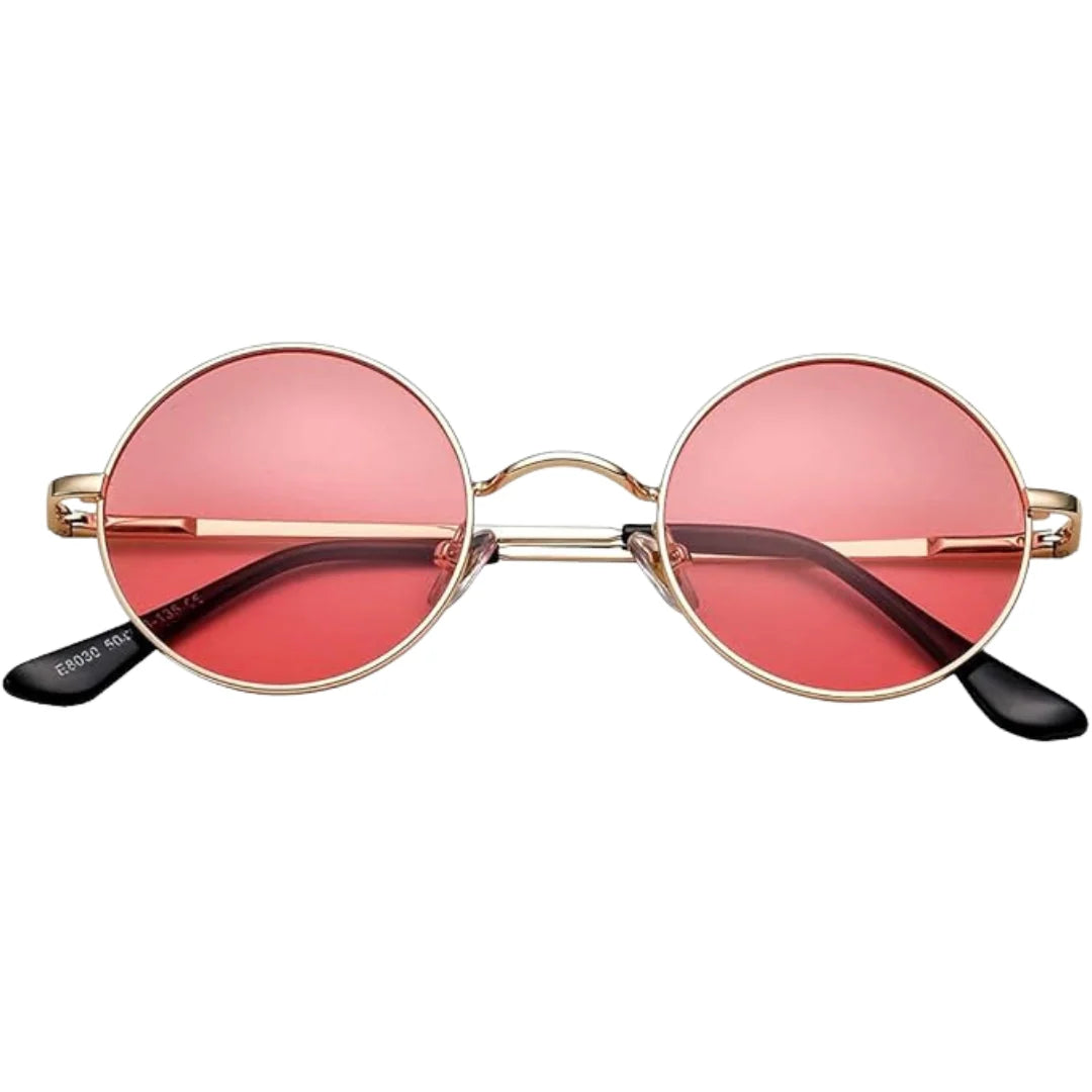 Round Sunglasses Polarized Anti-Glare & 100% UV Lightweight Frame