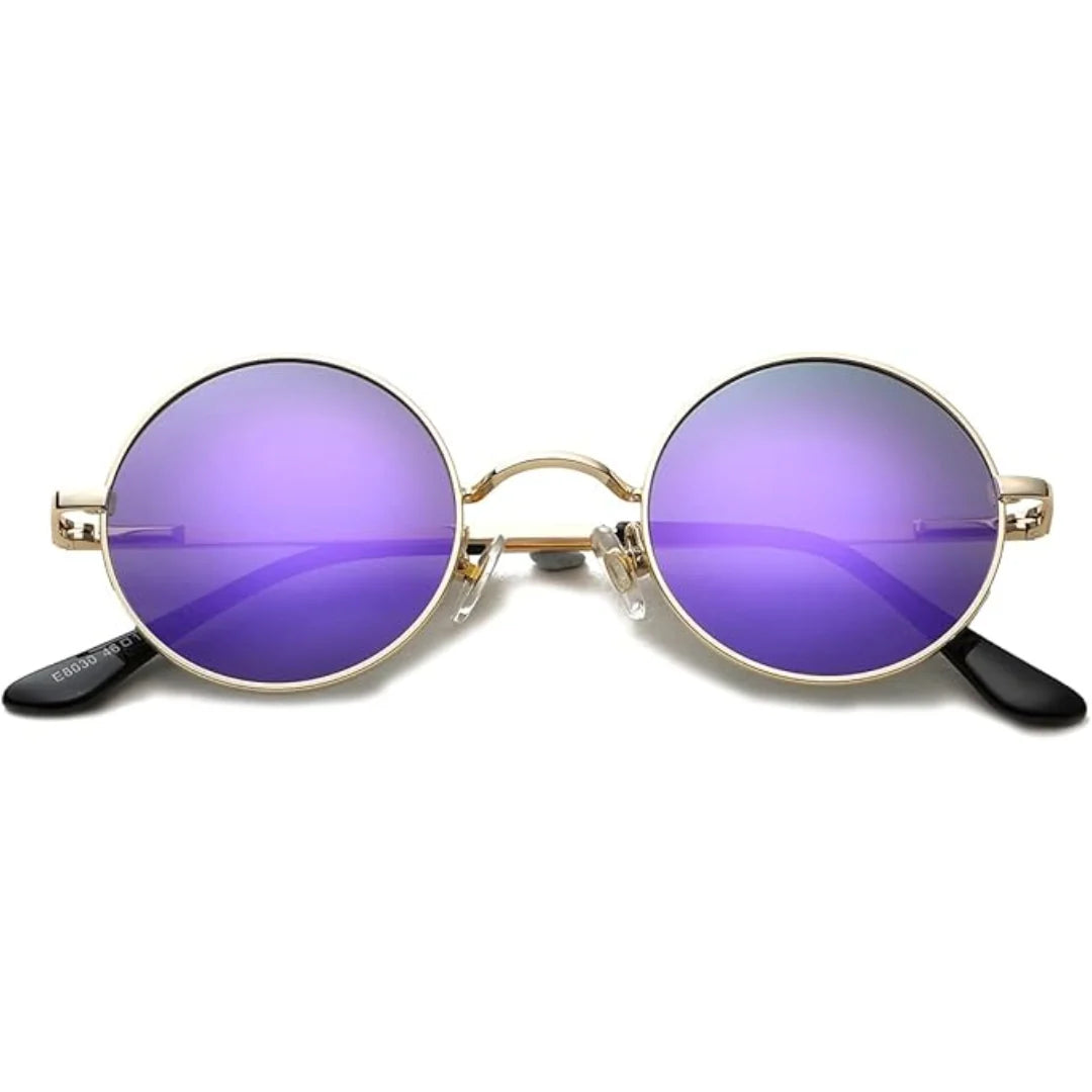 Round Sunglasses Polarized Anti-Glare & 100% UV Lightweight Frame
