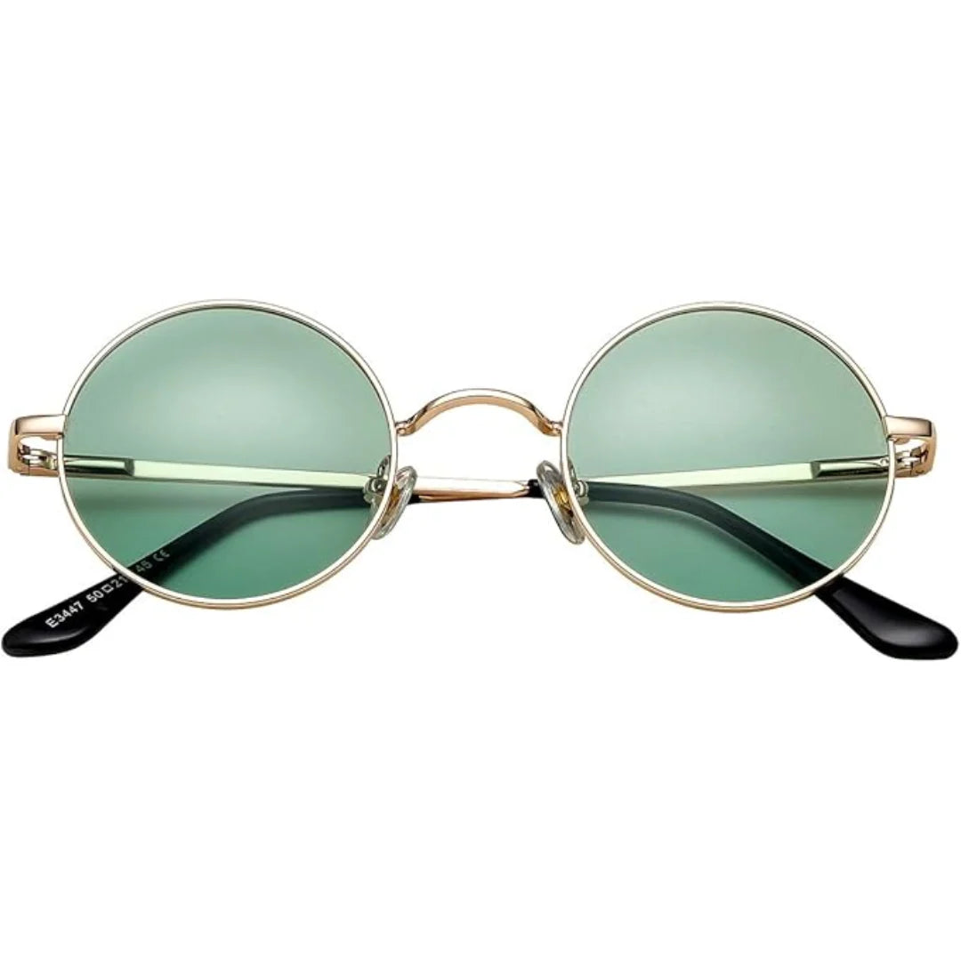 Round Sunglasses Polarized Anti-Glare & 100% UV Lightweight Frame