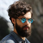 Round Sunglasses Polarized UV400 Metal Frame