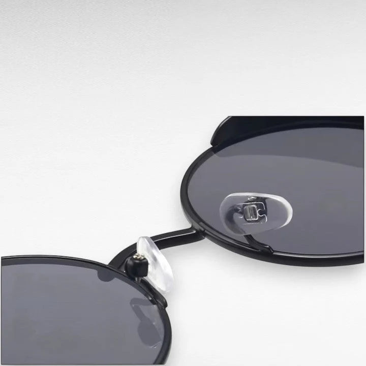 Round Sunglasses Polarized UV400 Metal Frame
