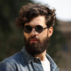 Round Sunglasses Polarized UV400 Metal Frame