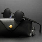 Round Sunglasses Polarized UV400 Metal Frame