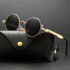 Round Sunglasses Polarized UV400 Metal Frame