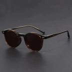 Round Sunglasses Ultralight Polycarbonate Tortoiseshell Comfortable Fit
