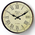 Round Wall Clock Silent Quartz Movement French Pattern