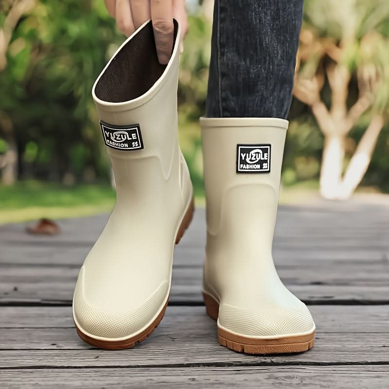 Rubber Boots Waterproof Slip-Resistant EVA Insole