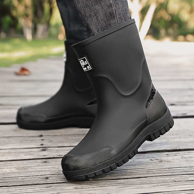 Rubber Boots Waterproof Slip-Resistant EVA Insole