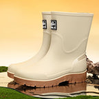 Rubber Boots Waterproof Slip-Resistant EVA Insole