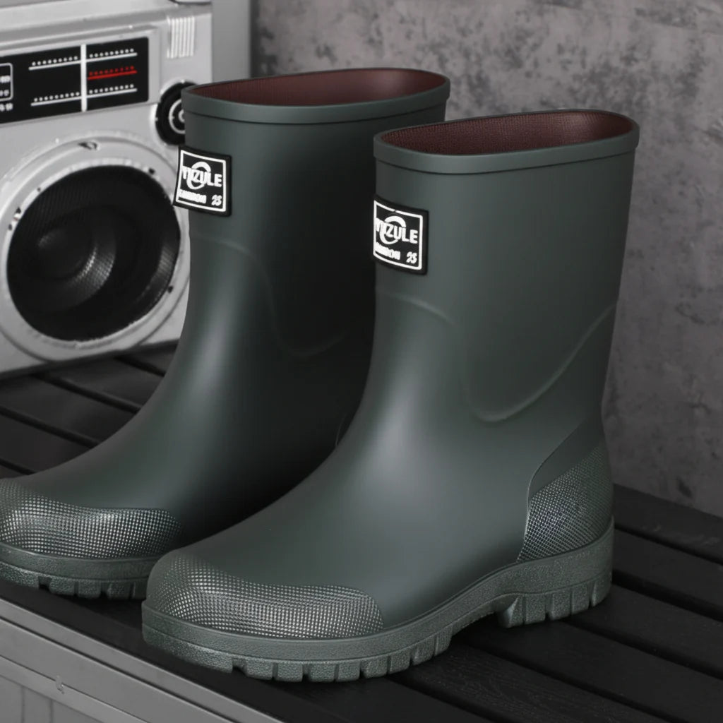 Rubber Boots Waterproof Slip-Resistant EVA Insole