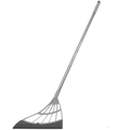 Rubber Broom Telescopic Reach & Wide Blade