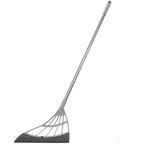 Rubber Broom Telescopic Reach & Wide Blade