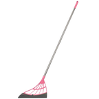 Rubber Broom Telescopic Reach & Wide Blade