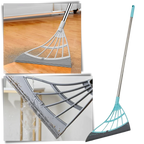 Rubber Broom Telescopic Reach & Wide Blade