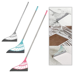 Rubber Broom Telescopic Reach & Wide Blade